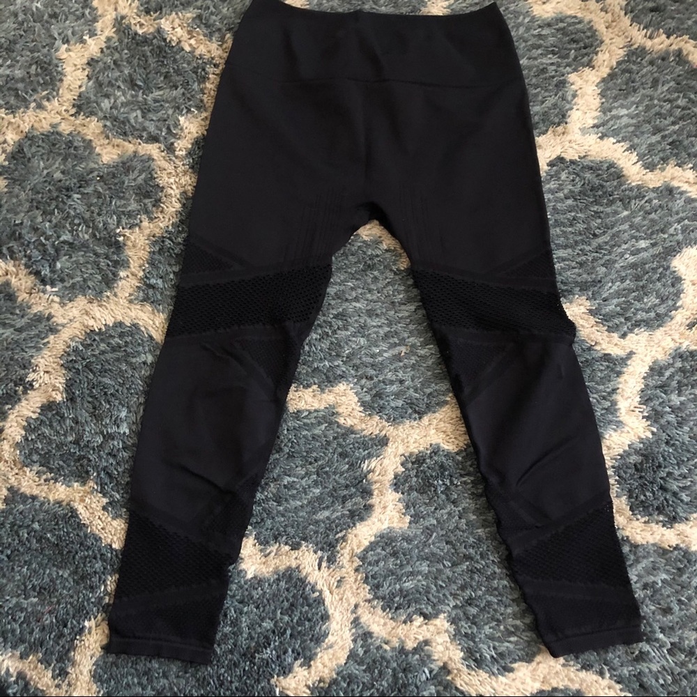 Fabletics Black Mesh Leggings